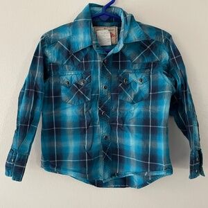 Wrangler toddler pearl snap